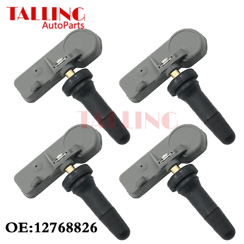 

4pcs 12768826 Tire Pressure Monitoring System Sensor For BUICK LACROSSE CADILLAC SRX 2010-2015 CHEVROLET CAMARO 12768826 TPMS