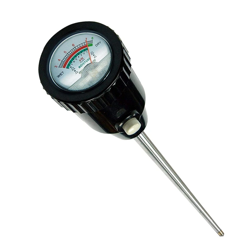 

1 Piece Soil PH Moisture Tester Detects Soil Configuration Electrode Meter Soil Moisture Meter 300Mm Metal Probe Without Battery