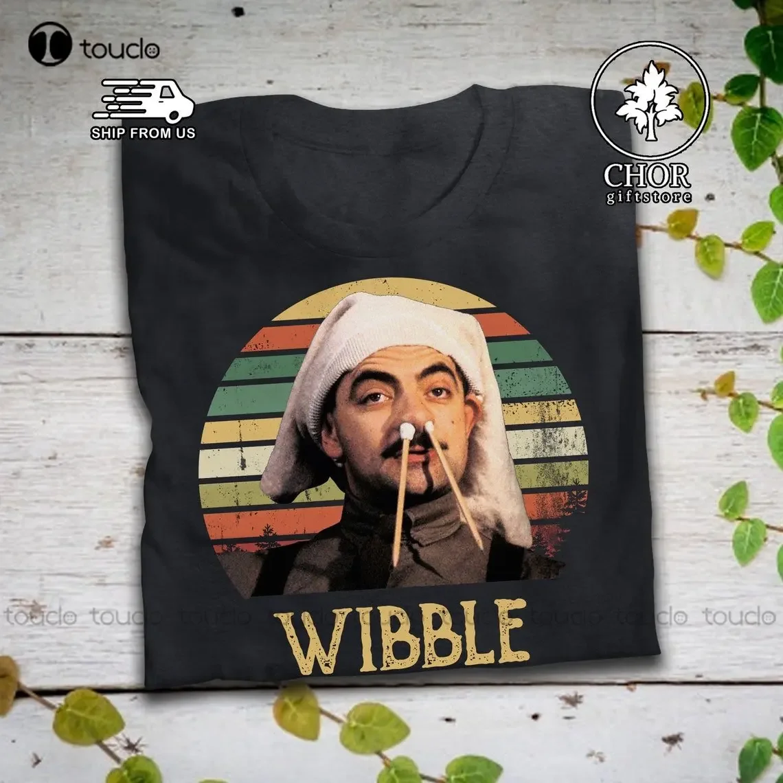 Винтажная футболка Wibble Blackadder Movie летние рубашки для женщин хлопковые уличные