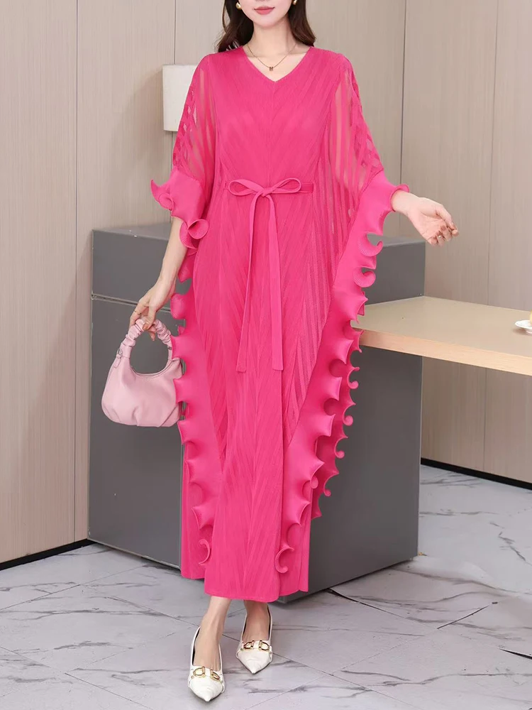 GVUW Нишевый дизайн Длинные платья для женщин Вечерняя вечеринка сращенный гриб с