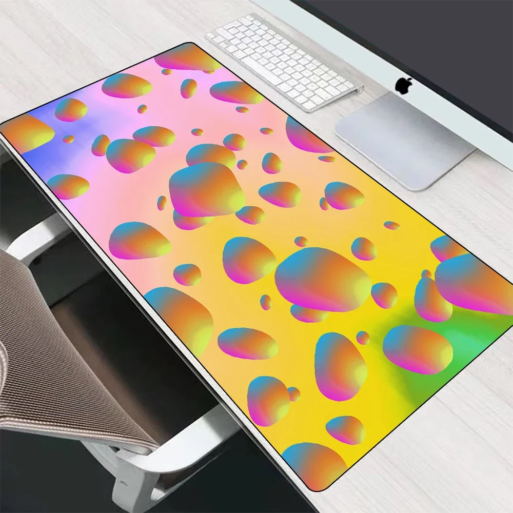 Коврик для мыши Geometry PC Gamer Компьютер Большой коврик 900x400 Клавиатура Резиновый