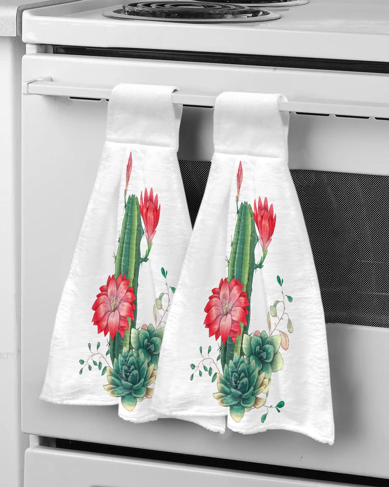 Absorbent Hanging Towels Home Kitchen Wipe Dishcloths Bathroom Bath Wipe
