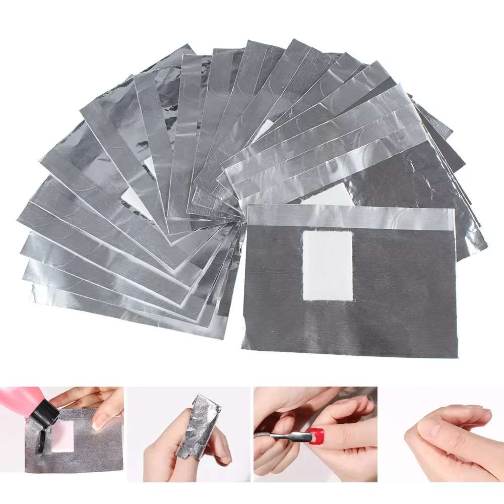 

Aluminium Foil Nail Art Soak Off Polish Nail Removal Wraps Nail Towel Acrylic Gel Polish Remover Manicure Tool