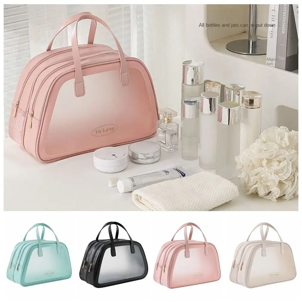 

PVC Makeup Organizer Storage Pouch Waterproof Transparent Cosmetic Bag Multi-function Large Capacity Storage Bags Women
