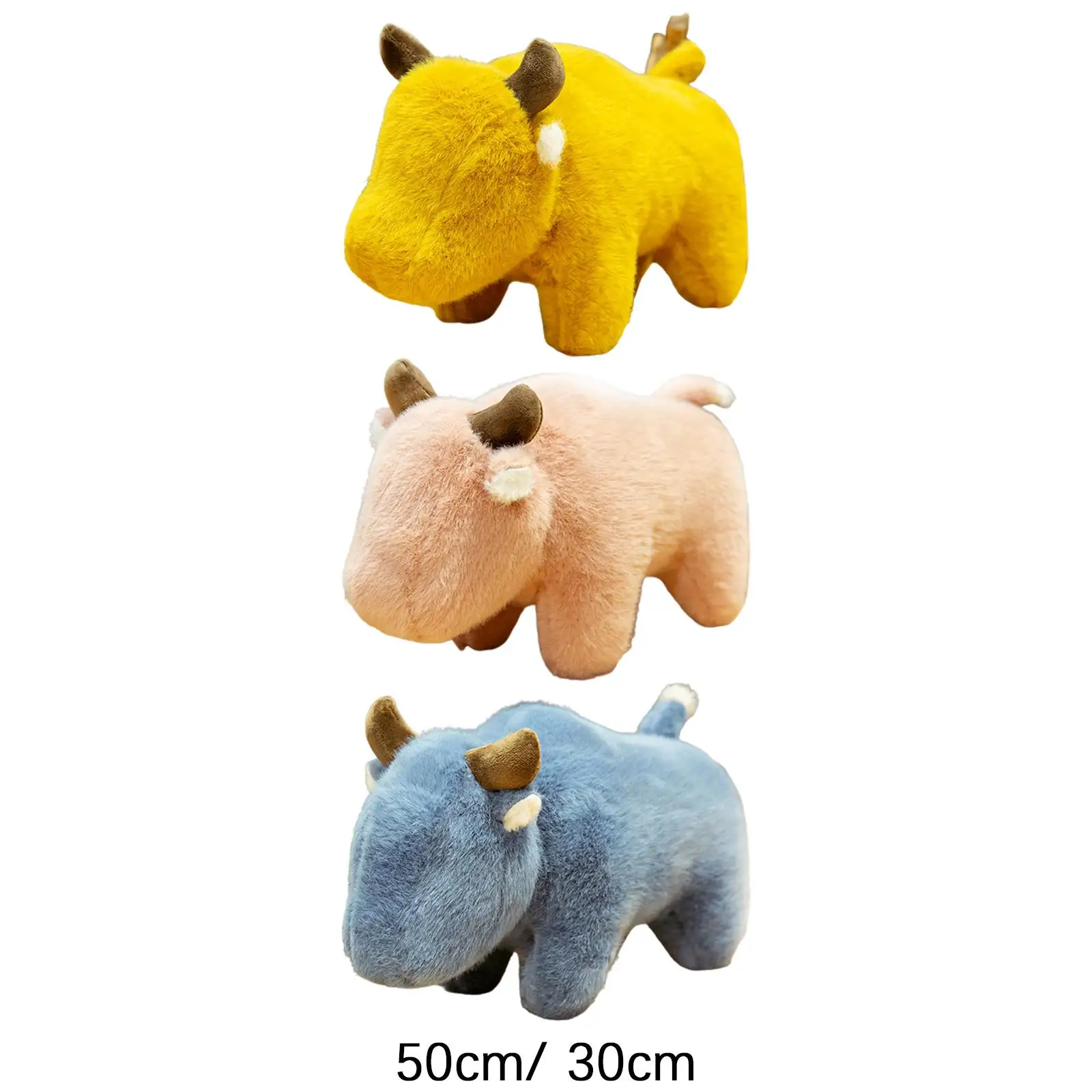 

Плюшевые игрушки без глаза в виде быка, автомобиль, диван, подушка, корова, плюшевая кукла, украшение для детей, рождественские подарки