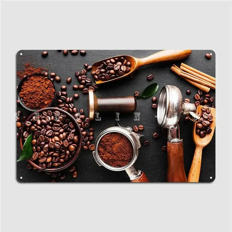 

Металлическая табличка "Кофе Цезве и Зерна"