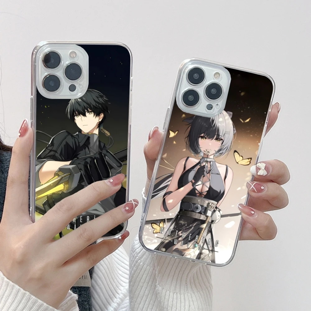 Чехол для мобильного телефона Wuthering Waves Rover iPhone 16 15 14 13 12 11 X XR XS 8 Pro Max Plus