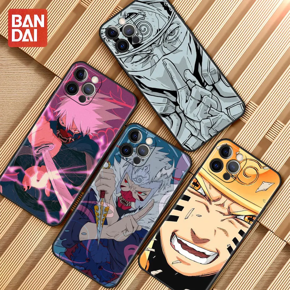 Чехол Naruto Sasuke для iPhone 13 12 Mini 11 Pro 7 8 мягкий чехол телефона XR X XS Max 6 6S Plus 5 5S SE ТПУ