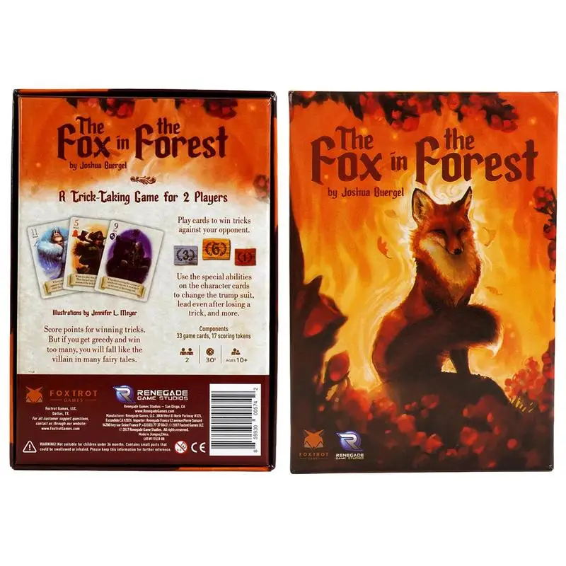 

Party Card Game Fox Card Game Challenging Strategy Games Mysterious Educational Toy Funny Party Supplies Social Games For