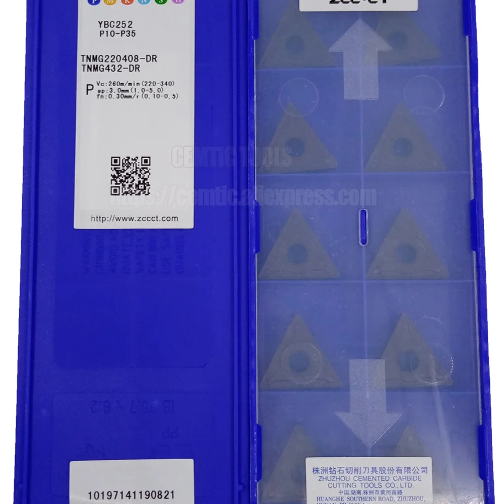 

ZCC CnC вставки TNMG TNMG220408-DR Токарные режущие инструменты покрытые цементированным карбидом токарная обработка стали