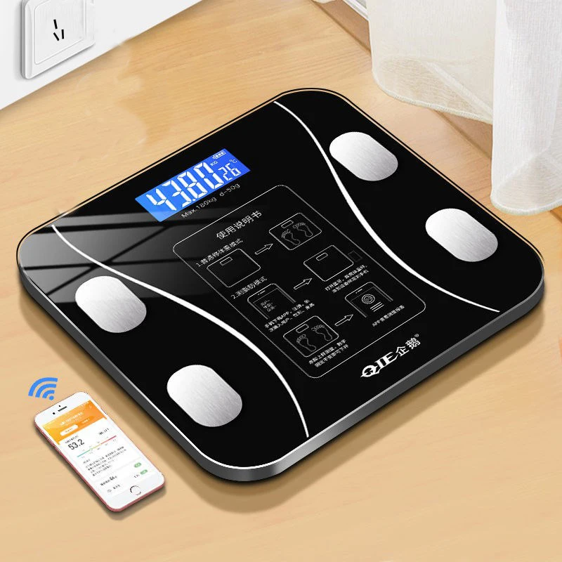 

Home Bathroom Scale Digital Weight Scale Smart Body Fat Scale Body Composition Analyzer Which Can Be Connected To Bluetooth