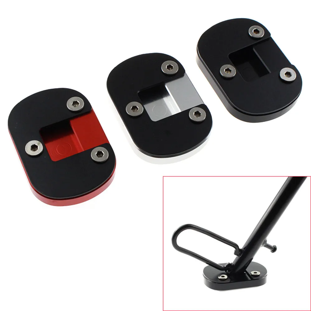 

For Peugeot Django150 Django 150i Motorcycle Kickstand Foot Side Stand Enlarge Extension Pad Support Plate accessories