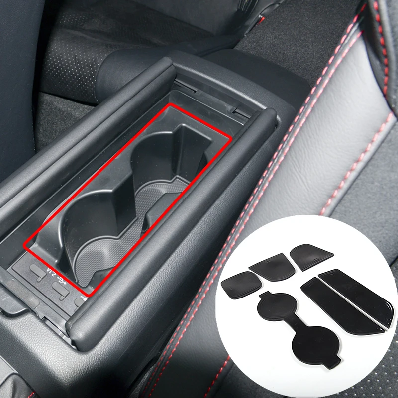 

For Subaru BRZ/Toyota GR86 2022 Anti-Slip Gate Slot Cup Mat Non-Slip Door Groove Pad Car Interior Accessories