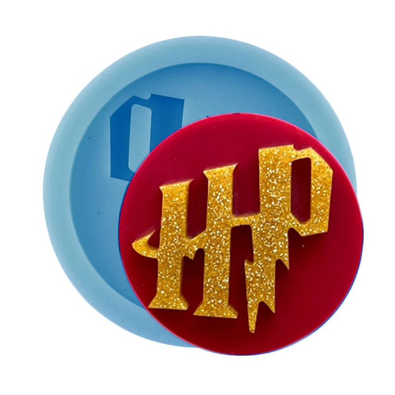 

Силиконовая форма HP с надписью для телефона, ручная работа, форма для брелока из эпоксидной смолы, форма для подвески, ожерелья, изготовлени...