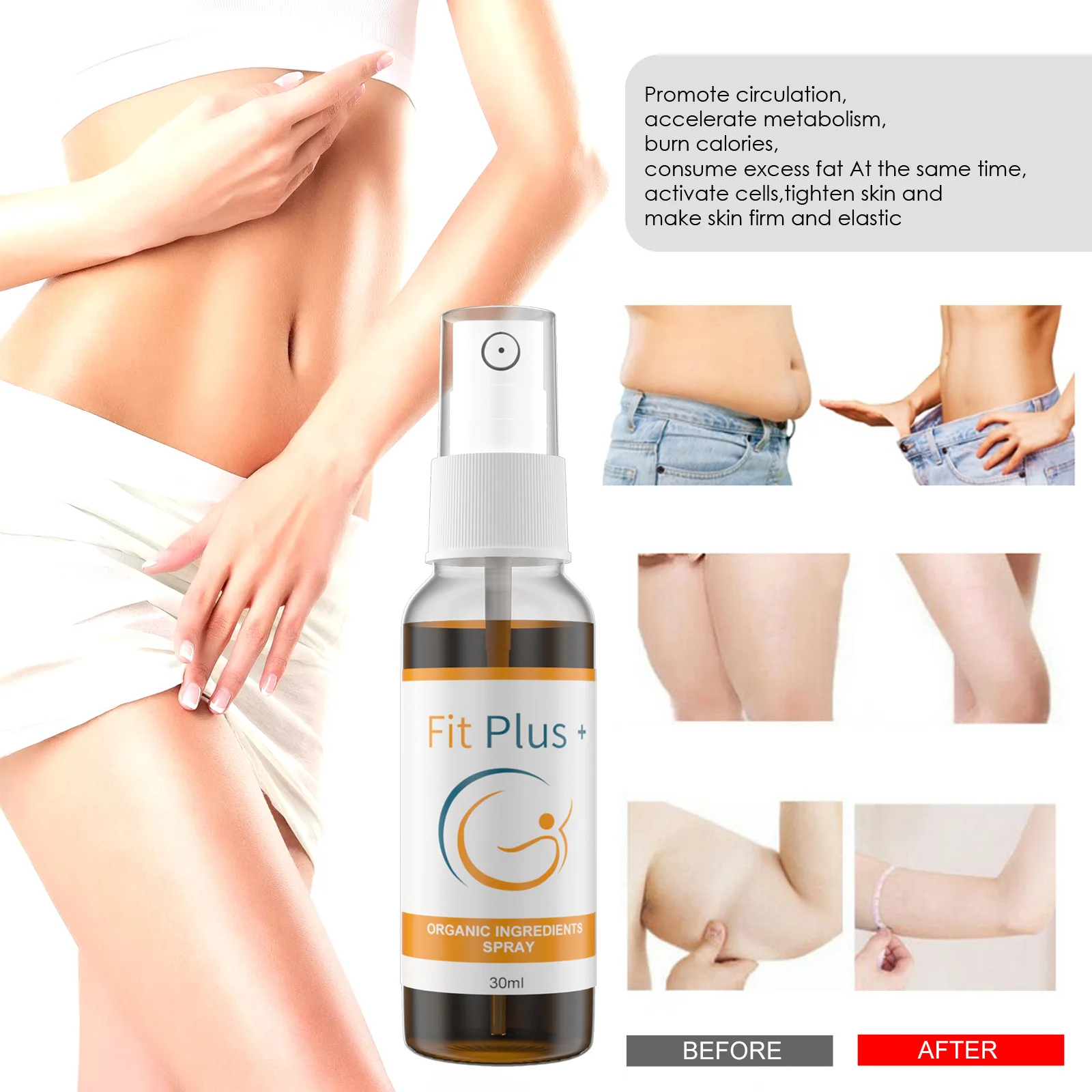 Body Spray Tightens The Belly Thighs Arms Bows To The Flesh Slims The Body and The Lazy Body Reduce Weight Slimming Down