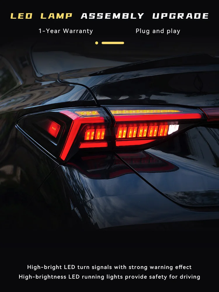 Автомобильные фары для Toyota Avalon 2019-2023 светодиодные модернизированные модные в