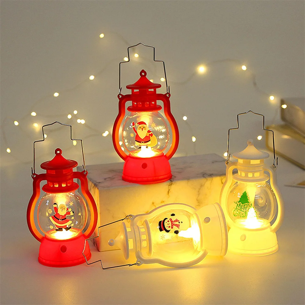 Искусственный фонарь, Искусственный Санта-Клаус, Рождественская декоративная лампа для дома, 2023, рождественские подарки на новый год
