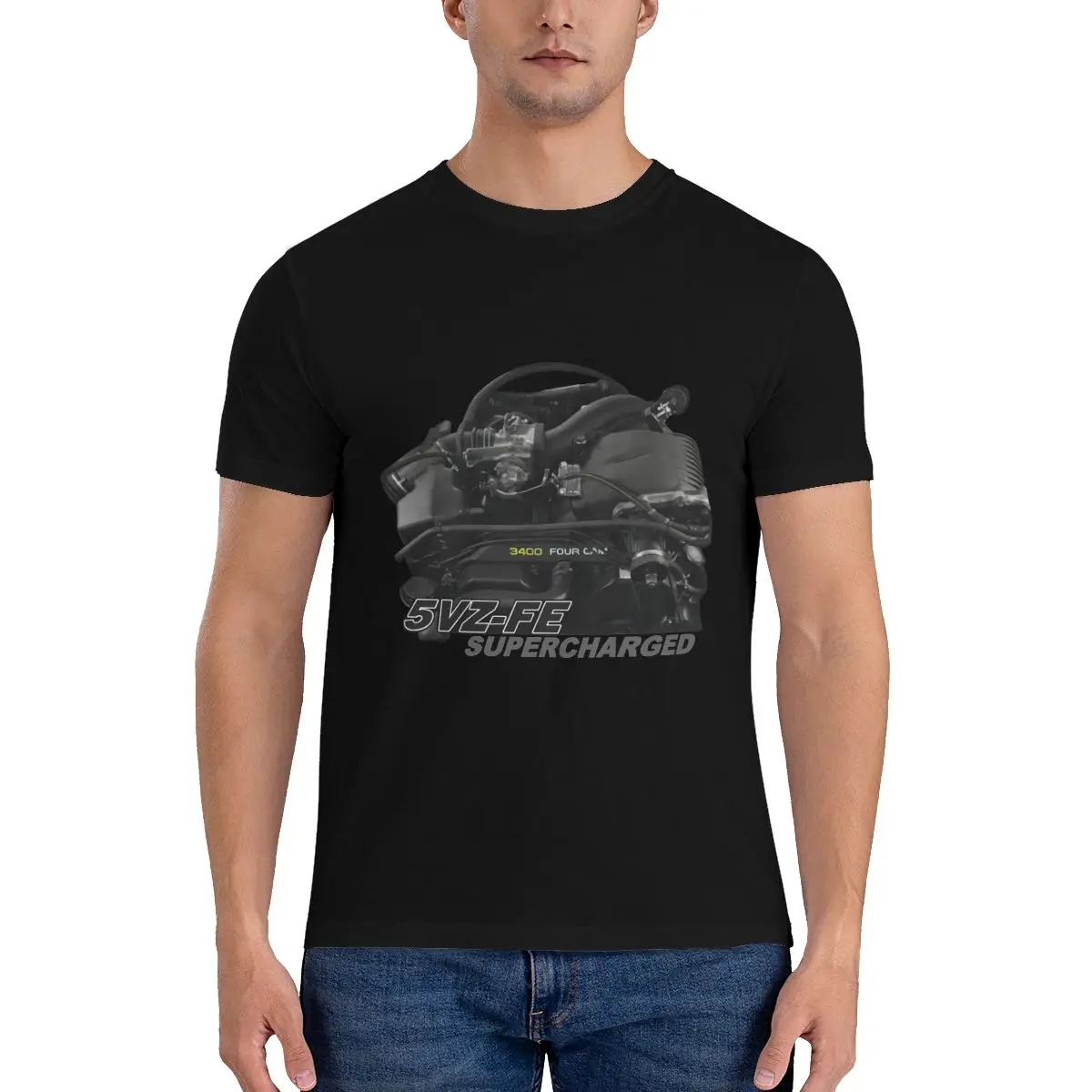 Фото 5Vz Fe Trd Supercharger 4runner Tacoma Engine 4Wd Overland футболка ежедневная футболка лучшее качество №4