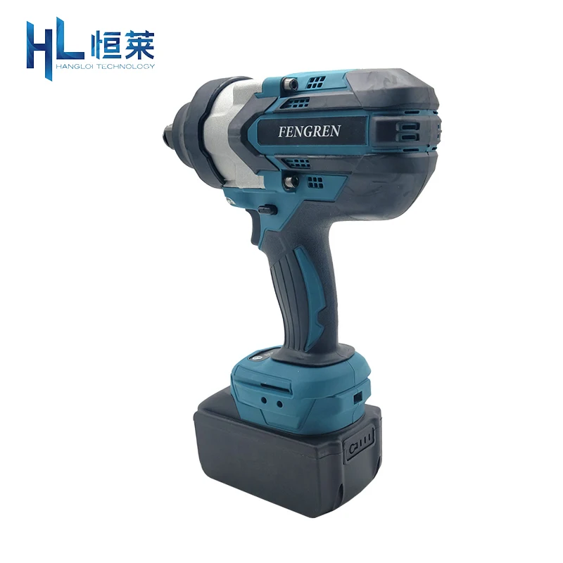 

HANGLOI Max Power 400nm 5 Torque Model Li-ion Battery Power Tool Wrenches 20v 1/2 Inch Head impact wrench cordless