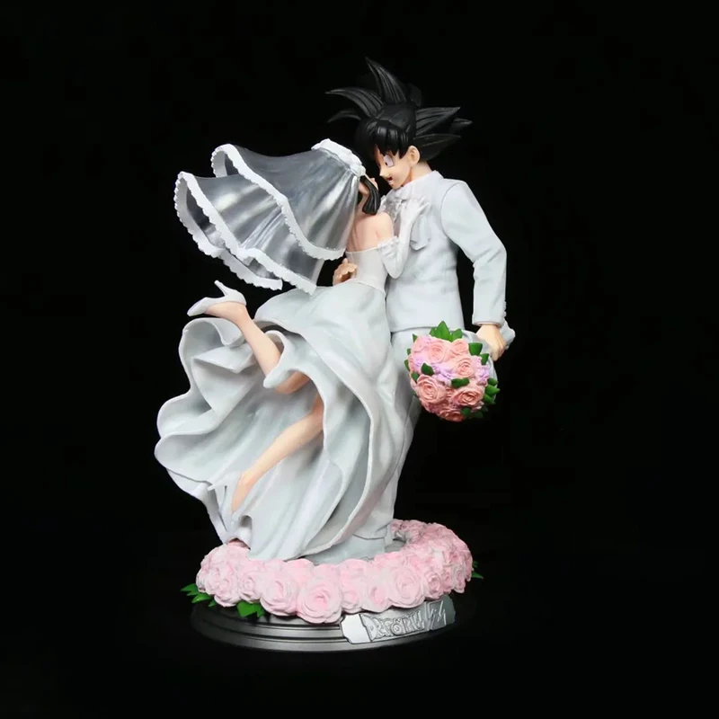 

Dragon Ball Z Son Goku Chichi Wedding Version PVC Figure Model Toys Statue Collection Doll Room Decoration