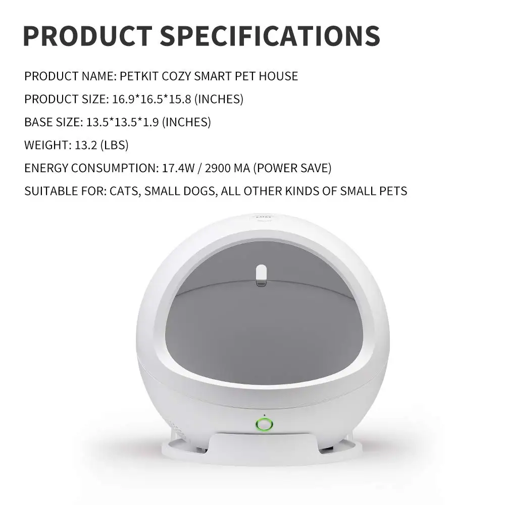 Умная уютная кровать PETKIT для кошек кондиционер щенков и котят управление через