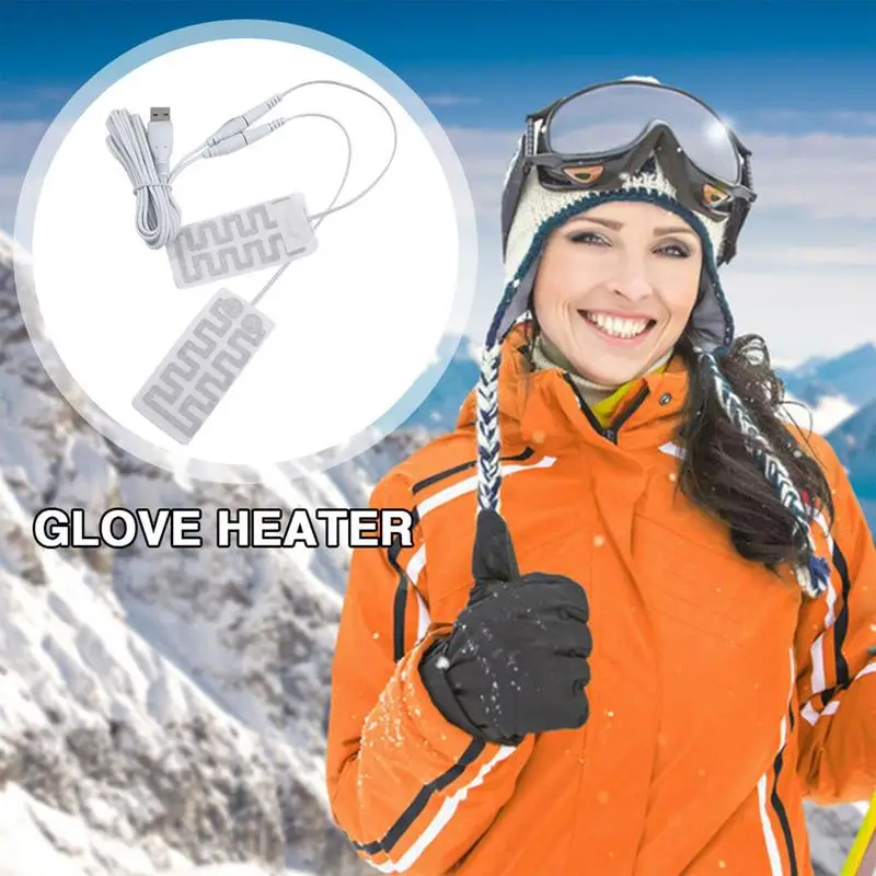 Перчатки с подогревом из углеродного волокна 1 пара