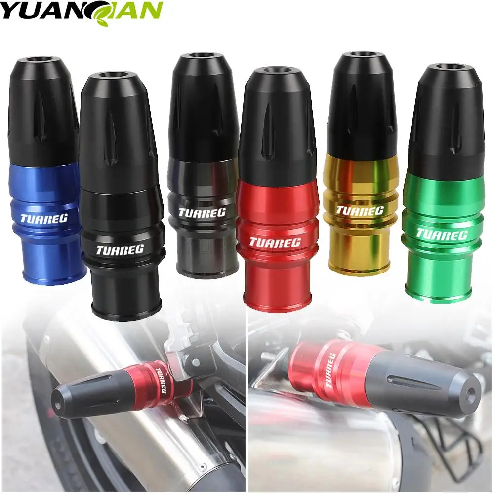 

For Aprilia Tuareg 660 Tuareg660 Motorcycle CNC Accessoires Falling protection Exhaust Slider Crash pad slider with logo TUAREG