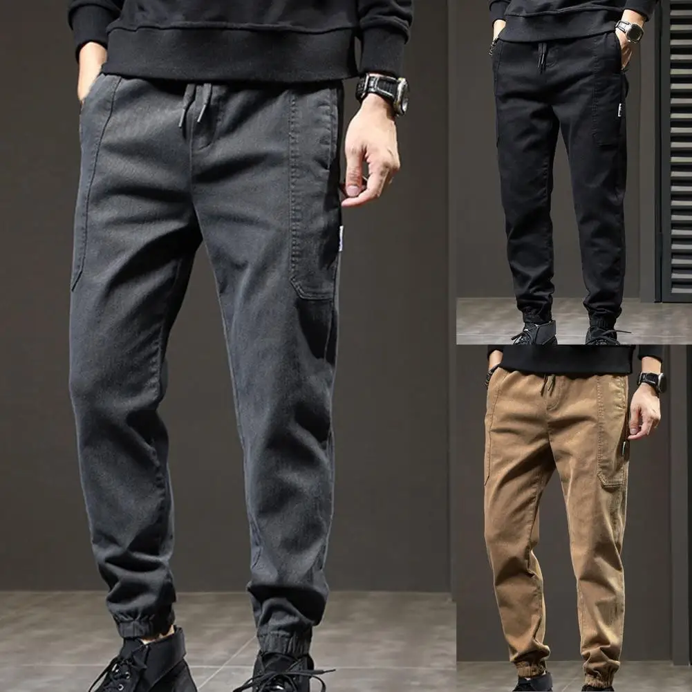 

Great Men Pants Mid Waist Ankle Length Lightweight Stretchable Cargo Pants