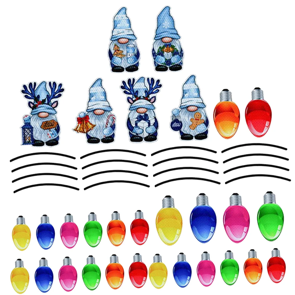 

Party Ornaments Car Decoration Kitchen Magnets Christmas Garage Refrigerator Sticker