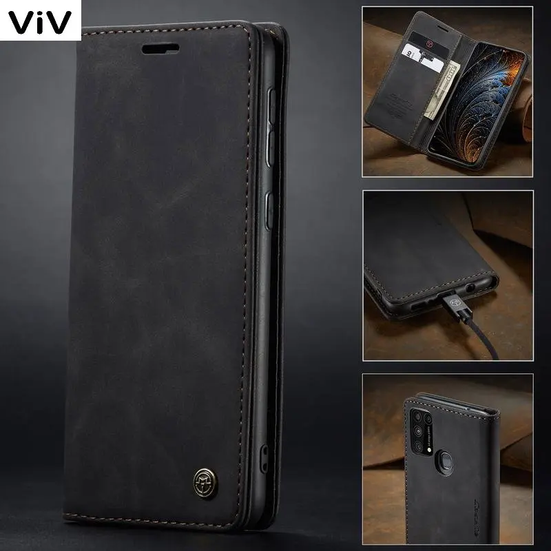 

Leather Case For Samsung Galaxy M21 M51 M31 M30S Multifunctional Wallet Magnetic Flip Phone Cover For Samsung M20 M10 M 21 Funda