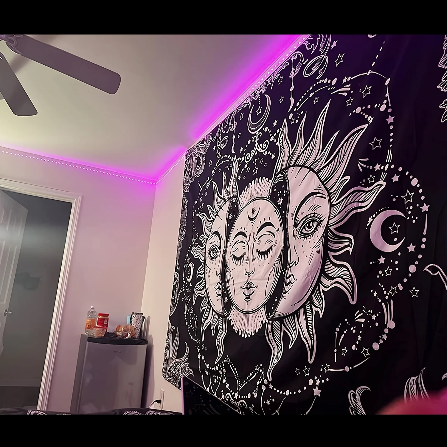 Гобелен с принтом луны