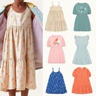 Предварительная продажа 2022, летняя одежда для девочек, Цветочное платье для девочек, платье для маленьких девочек, платье принцессы