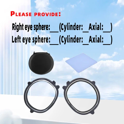 Для Meta Quest 3 линзы по рецепту, линзы от близорукости синего цвета, быстрая разборка, магнитная оправа, стекло для аксессуаров вопросы 3 VR