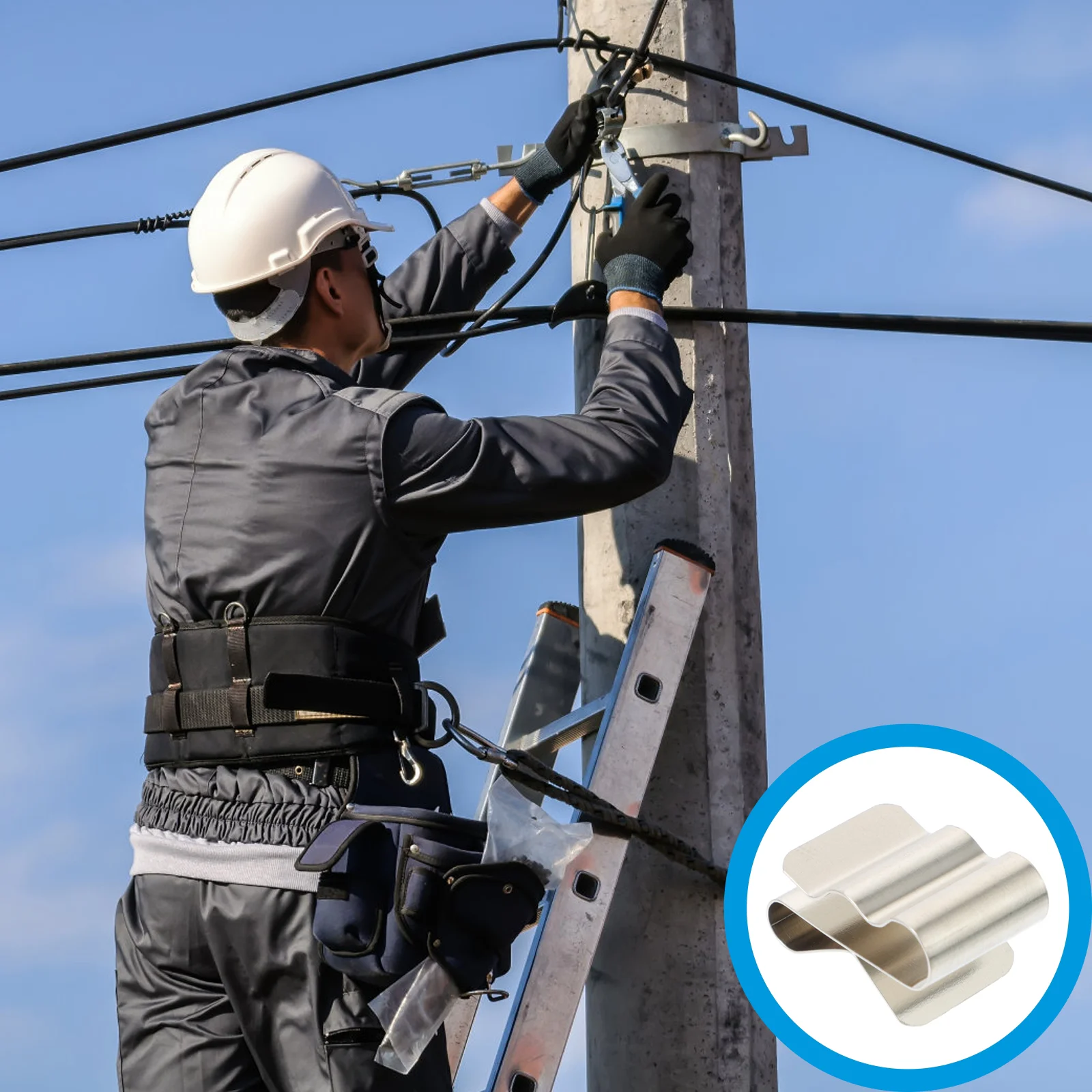 

Clips Wire Cable Trailer Solar Panel Frame Clip Clamps Metal Pv Wiring Clamp Steel Stainlessmanagement Harness Photovoltaic