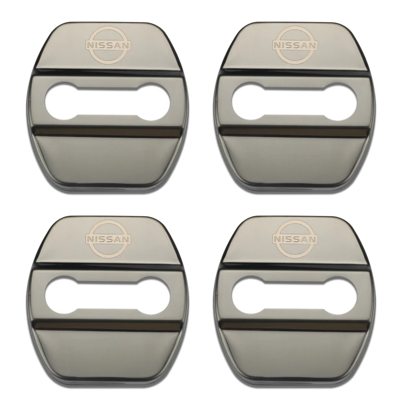 

Украшение дверного замка, защитная крышка, чехол с эмблемой для Nissan Qashqai X J10 J11 Trail Tiida Juke, аксессуары для стайлинга автомобилей