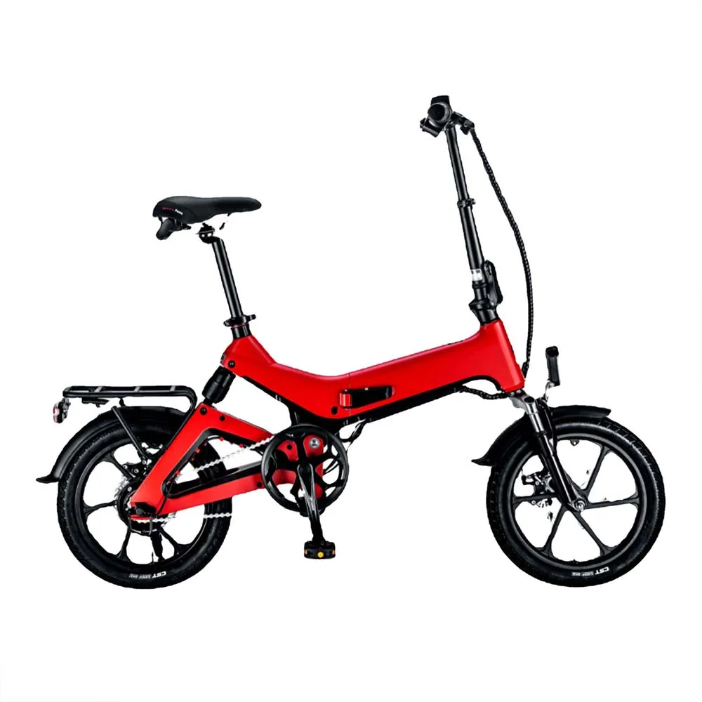 

Складной электрический велосипед для взрослых, электрический велосипед, 16 дюймов, литиевый аккумулятор для помощи в транспортировке, маленький, легкий, удобный