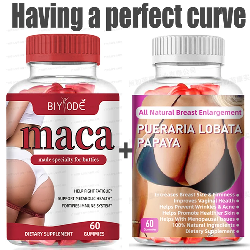 

Maca Soft Candy+Breast Enhancement Soft Candy Support Balanced Female Hormones with Perfect Curve 100% Natural Ingredients