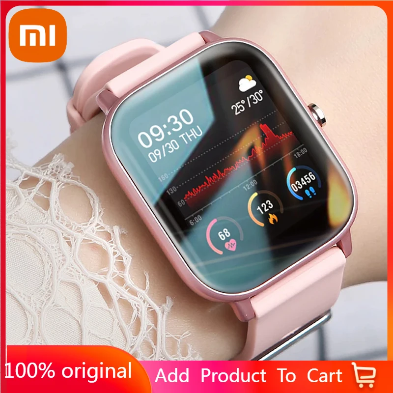 

Xiaomi Bluetooth Call Smart Watch Women Full Touch Bracelet Fitness Tracker Blood Pressure For Xiaomi Smart Clock Men Smartwatch