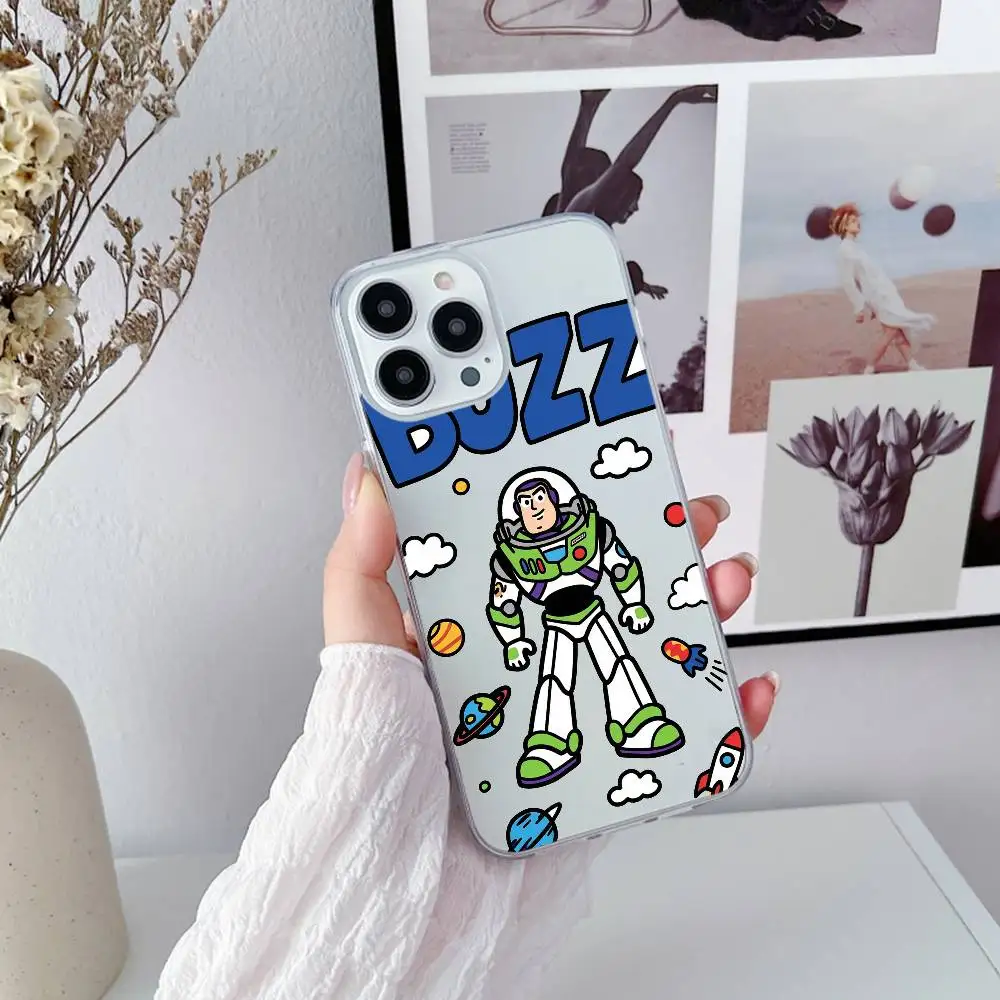 Прозрачный чехол для телефона с рисунком B-Buzz Lightyear для IPhone 17, 16, 15, 14 Pro, 13, 12, 11 Pro Max XR, прозрачный мягкий чехол (art.: 3920d1bd758ea) - 3920d1bd758ea