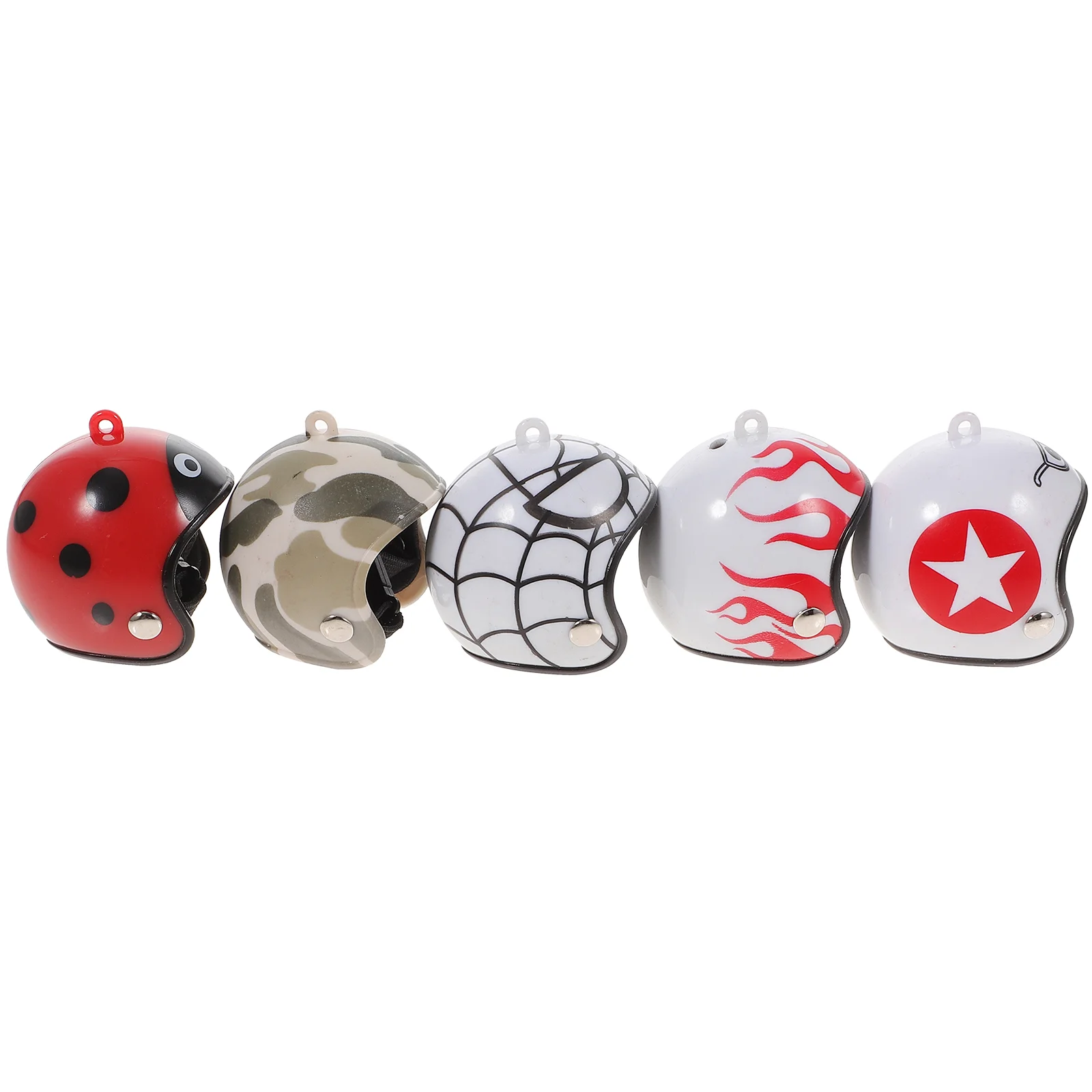 

5 Pcs Creative Chicken Pet Bird Headwear Mini Plastic Hard Hat