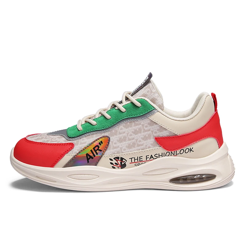 

Мужские повседневные кроссовки, красные кожаные кроссовки, роскошные дизайнерские модные уличные лоферы, теннисные тренировочные мужские ботильоны, 2023