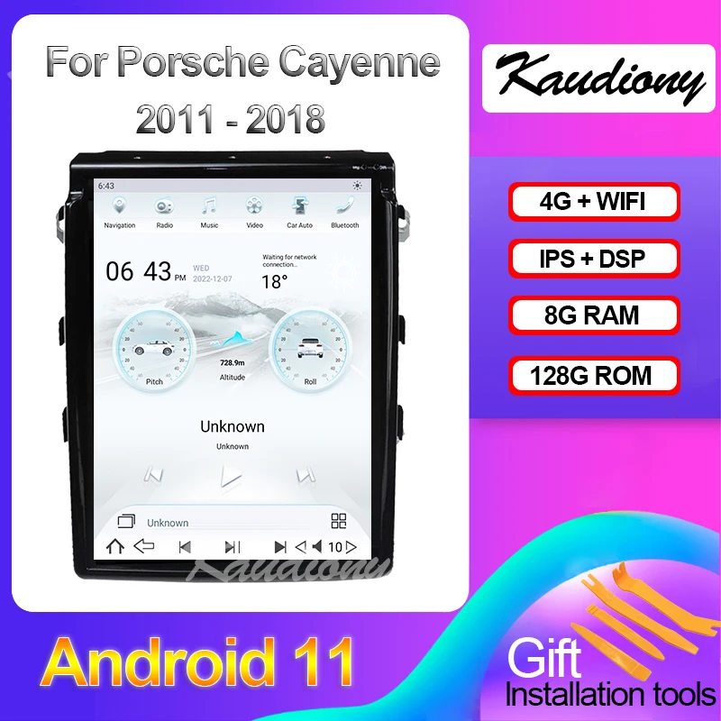 

Kaudiony Android 11 For Porsche Cayenne Car DVD Multimedia Player Auto Radio Automotivo GPS Navigation Stereo 4G DSP 2010-2018