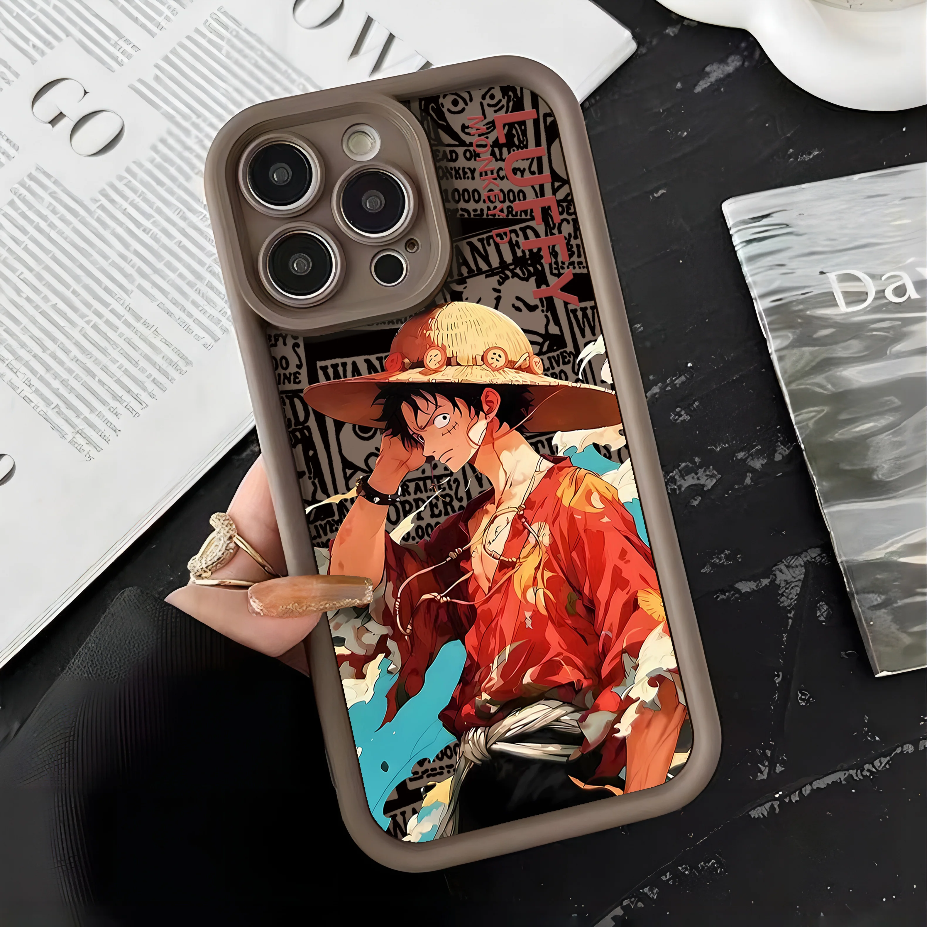 Фото Крутой чехол для телефона с изображением аниме One Piece для Xiaomi Redmi 15 14C 13 13C 12 12C K50 K40 10C 10 9T 9C 9A K30 4G 5G, мягкая задняя крышка из ТПУ №2