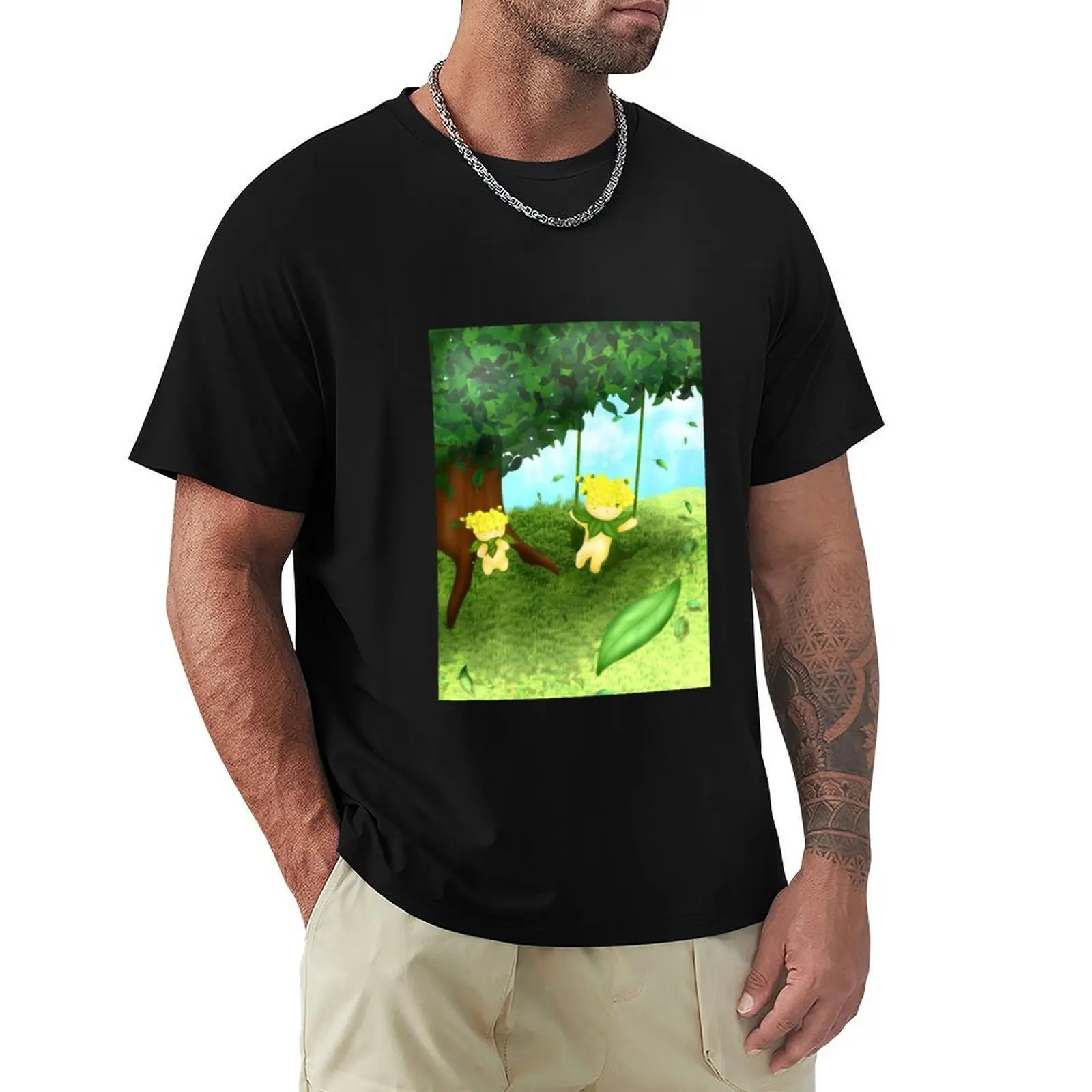 Футболка с изображением жасмина на весну-зиму футболка коротким рукавом и