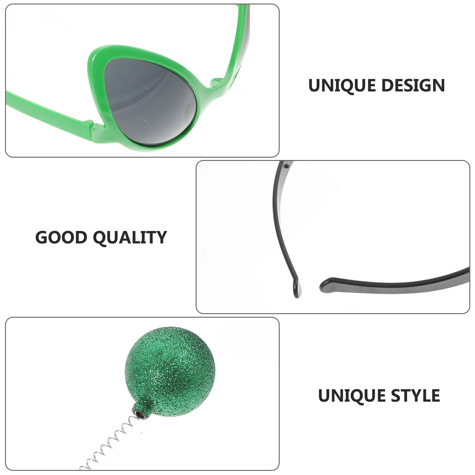 2 комплекта повязка на голову с изображением инопланетянина очки для выпускного