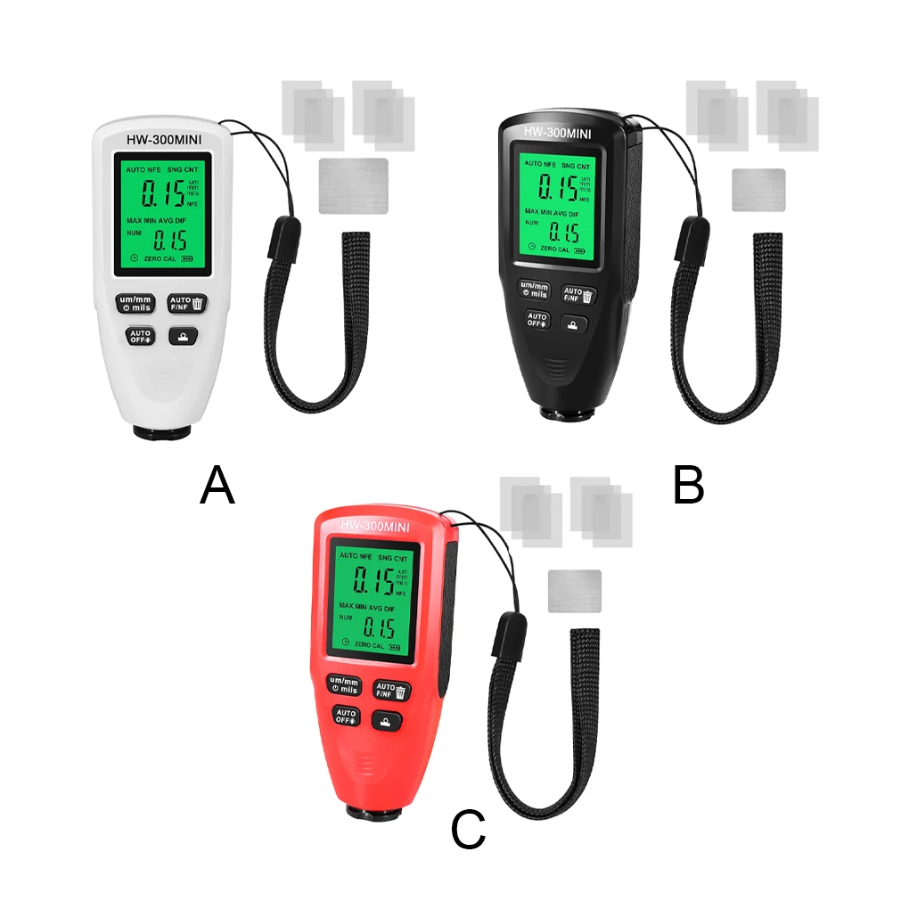 

Paint Coating Thickness Gauge Tester Meter LCD Painting Measuring