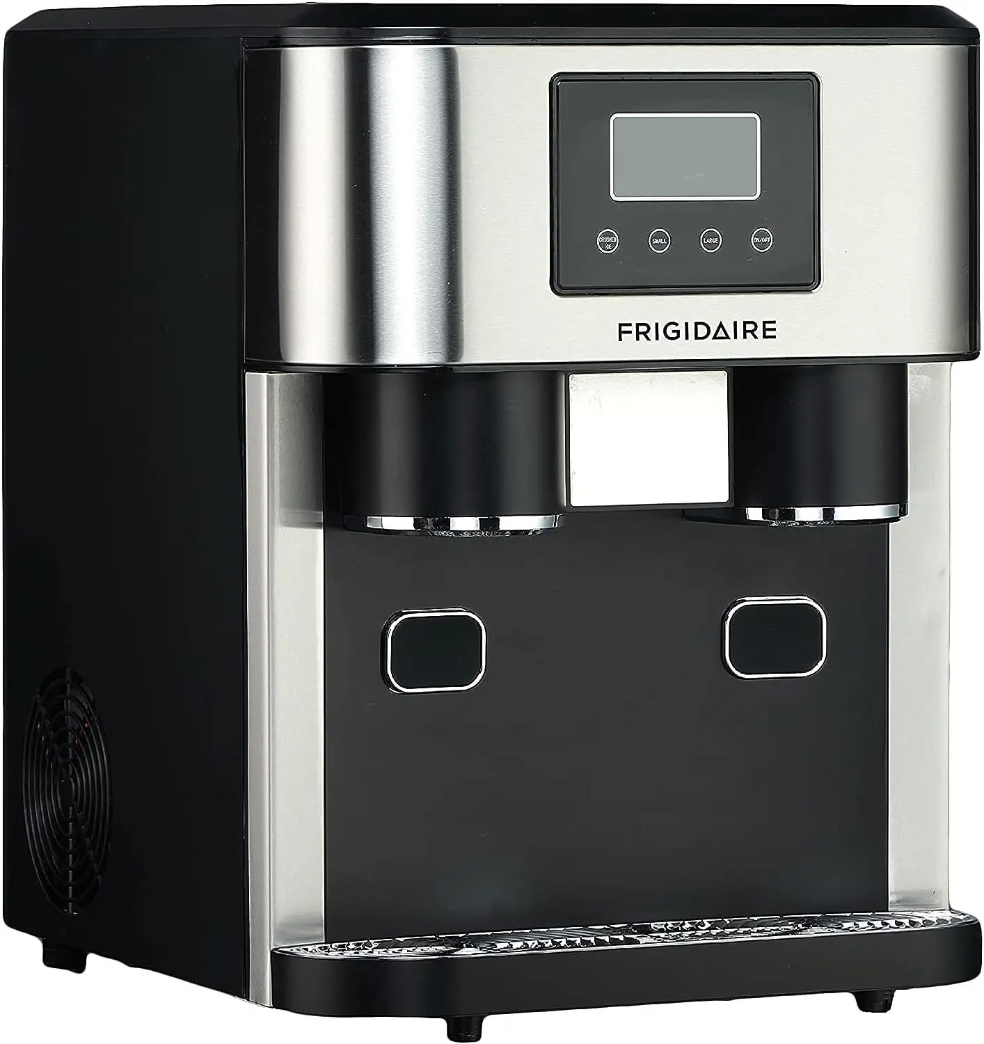 

EFIC245 3 в 1 Столешница хрустящая Жевательная Самородка стиль двойная дробилка льда и производитель кубиков, производит 33 фунта за 24 часа, 2 размера, w