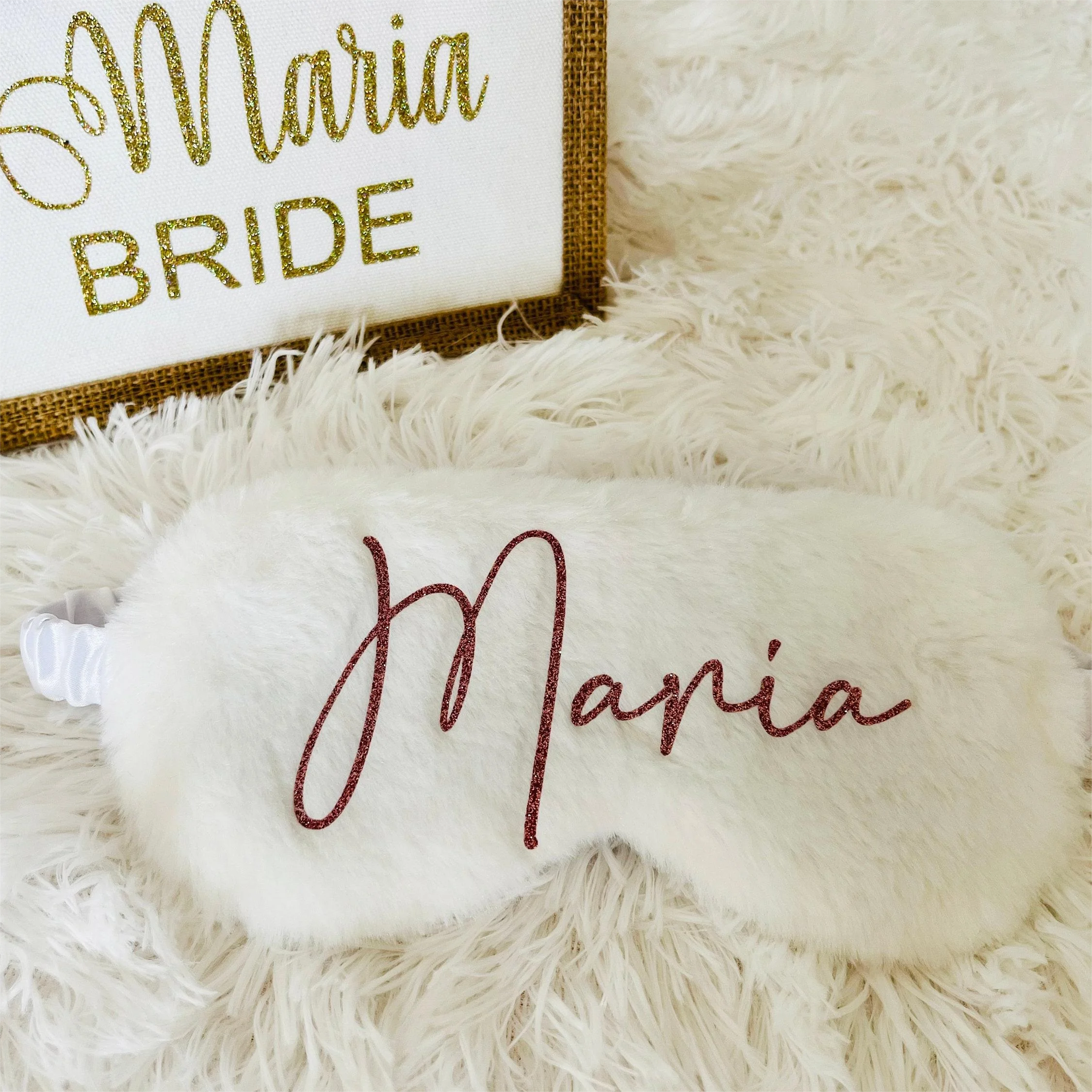 Индивидуальные маски для глаз персонализированная меховая уютная маска сна дня