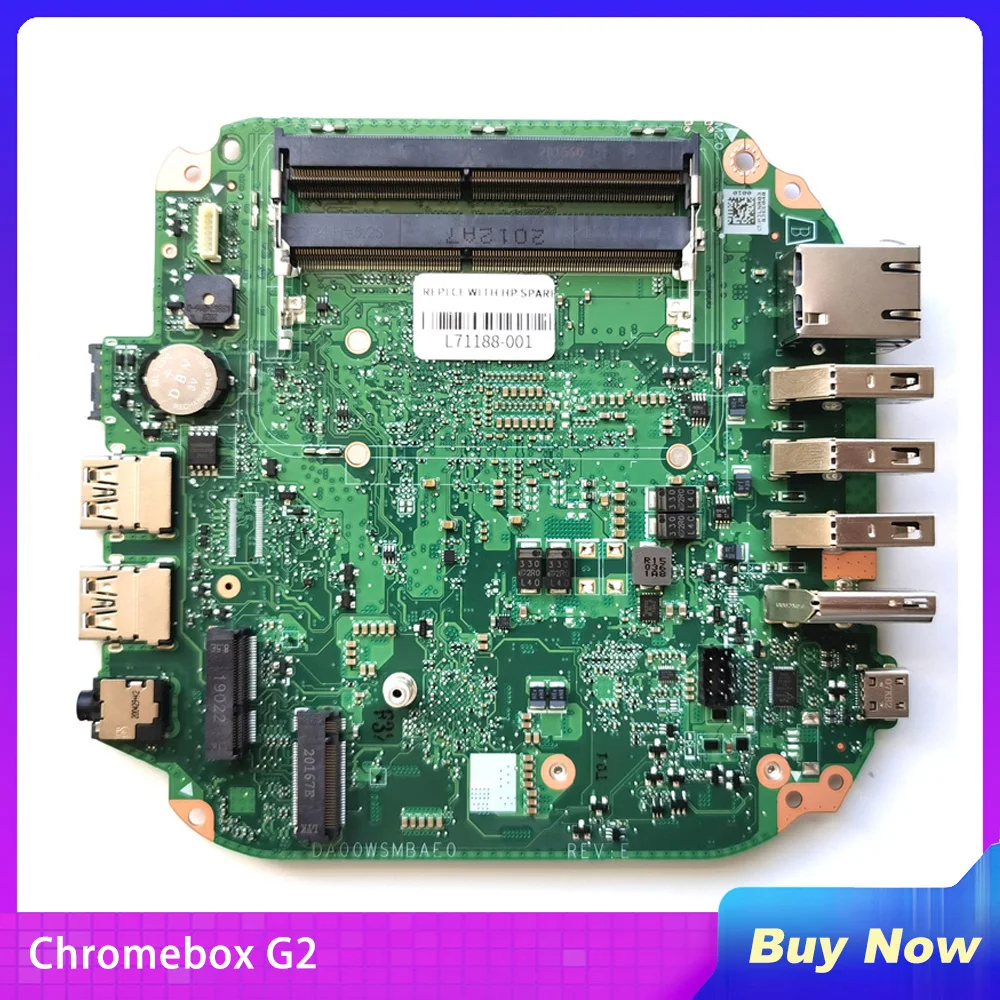 

Для HP Chromebox G2 настольная материнская плата L71188-001 DA00WSMBAD1 I3-7130U идеальный тест
