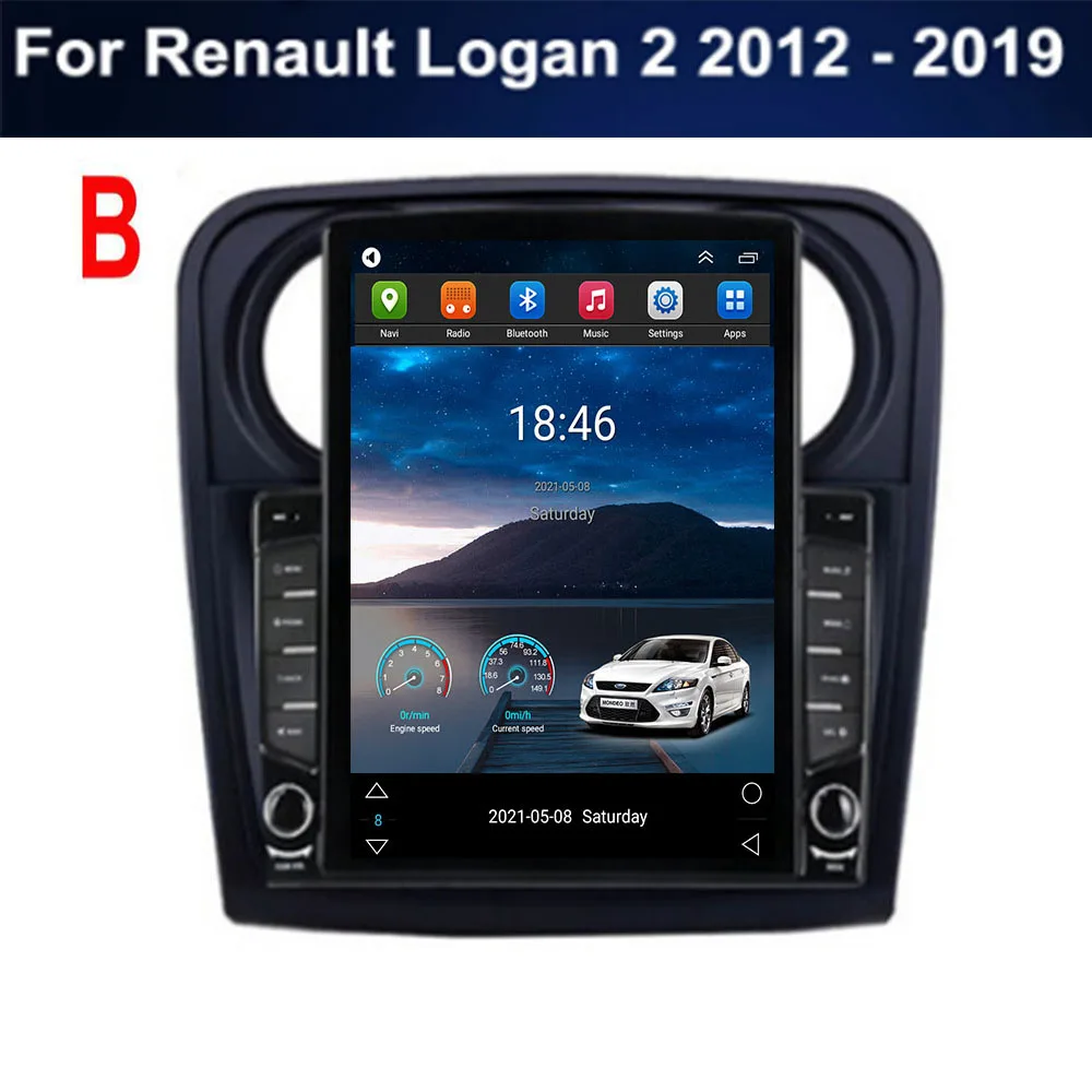 

Android For Renault Logan 2 2012-2039 Sander 2 2014-2039 Tesla Type Car Radio Multimedia Video Player Navigation GPS RDS no dvd